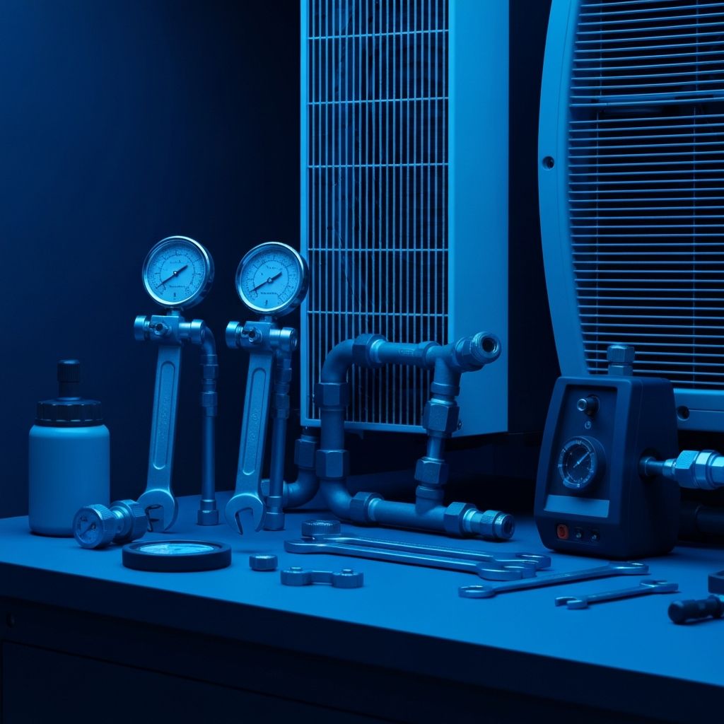AC service tools and equipment